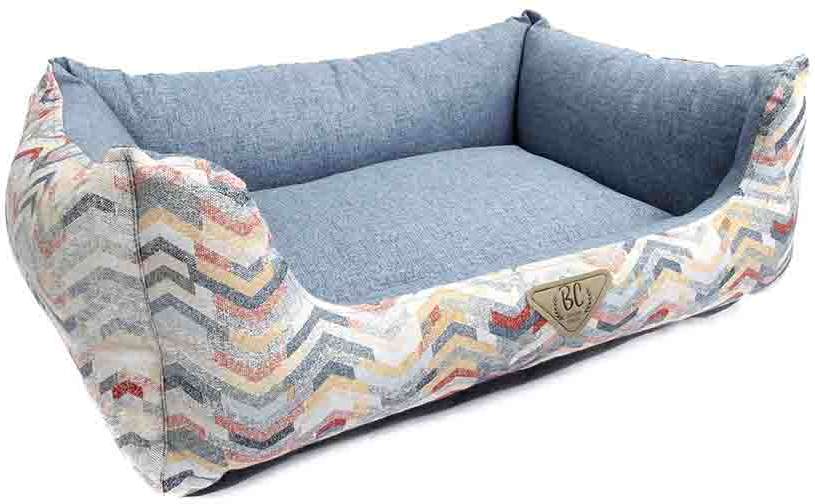 Cama Bichinho Chic Dinamarca Luxo Azul - Tam. M