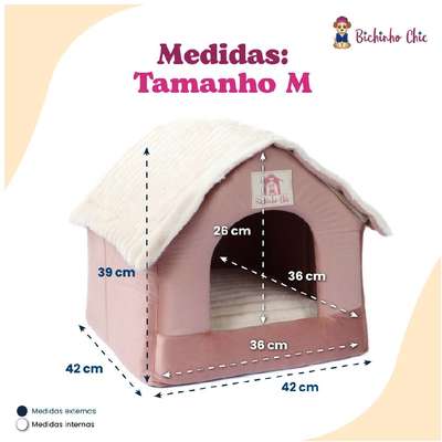 Casinha Bichinho Chic Rosa