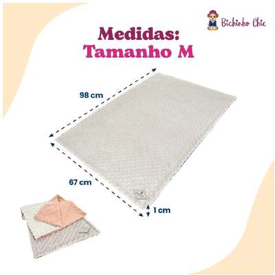 Cobertor Bichinho Chic Bubble Rosa