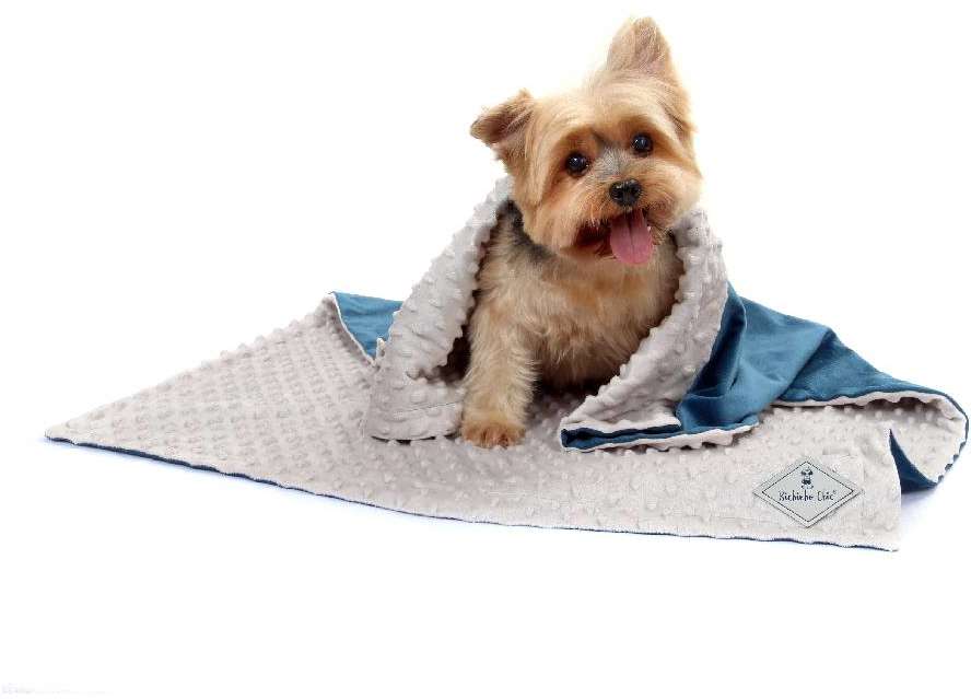 Cobertor Bichinho Chic Bubble Azul - Tam. M