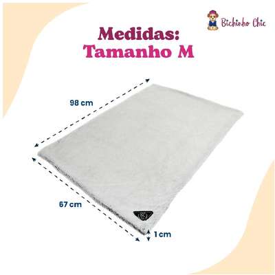 Cobertor Bichinho Chic Moscou Cinza
