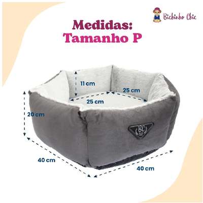 Cama Bichinho Chic Hexa Moscou Cinza”