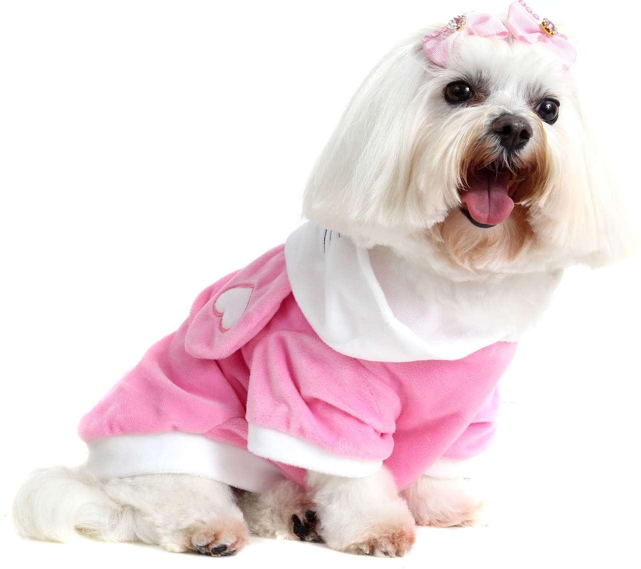 Blusão Bichinho Chic Coelhinho Rosa - Tam. 03