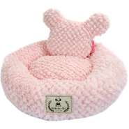 Cama Bichinho Chic Teddy Rosa - Tam. G