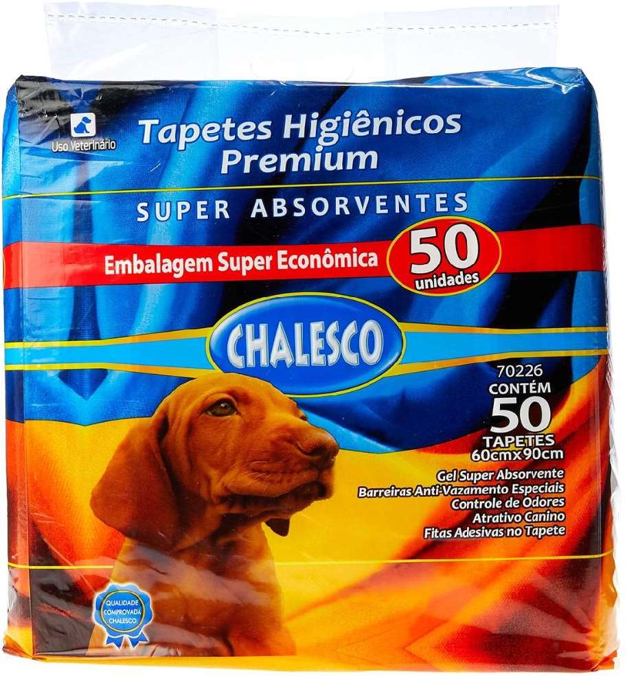 Tapete Higiênico Chalesco Premium - 50 Unidades