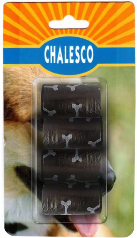 Refil Chalesco Sacolas Biodegradáveis para Kit Higiênico - Cores Variadas