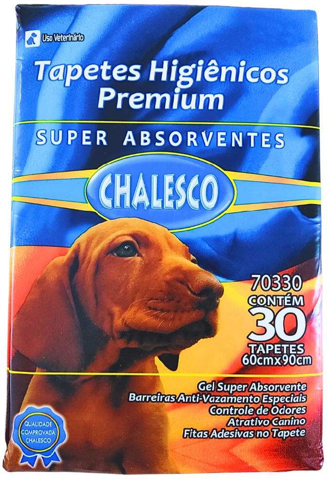 Tapete Higiênico Chalesco - 30 Unidades
