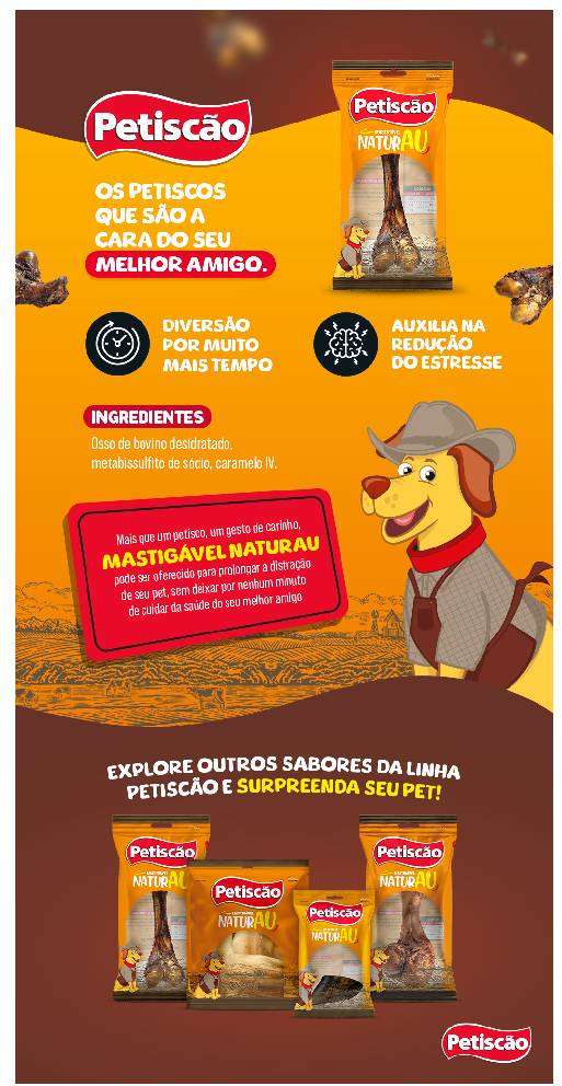 Petisco Petiscão para Cães Big Bone - 1 Unidade