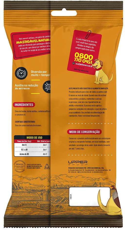 Petisco Petiscão para Cães Big Bone - 1 Unidade