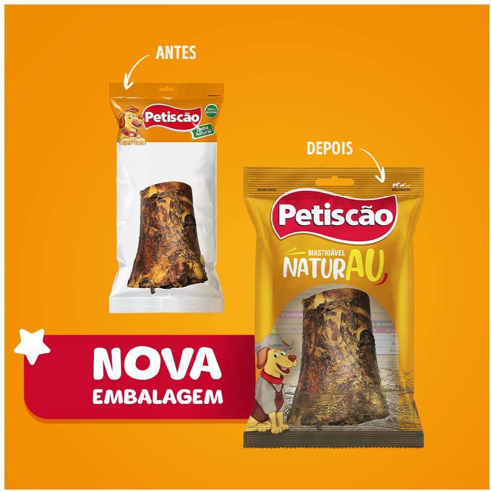 Osso Petiscão Defumado Tubinho da Canela - 1 Unidade