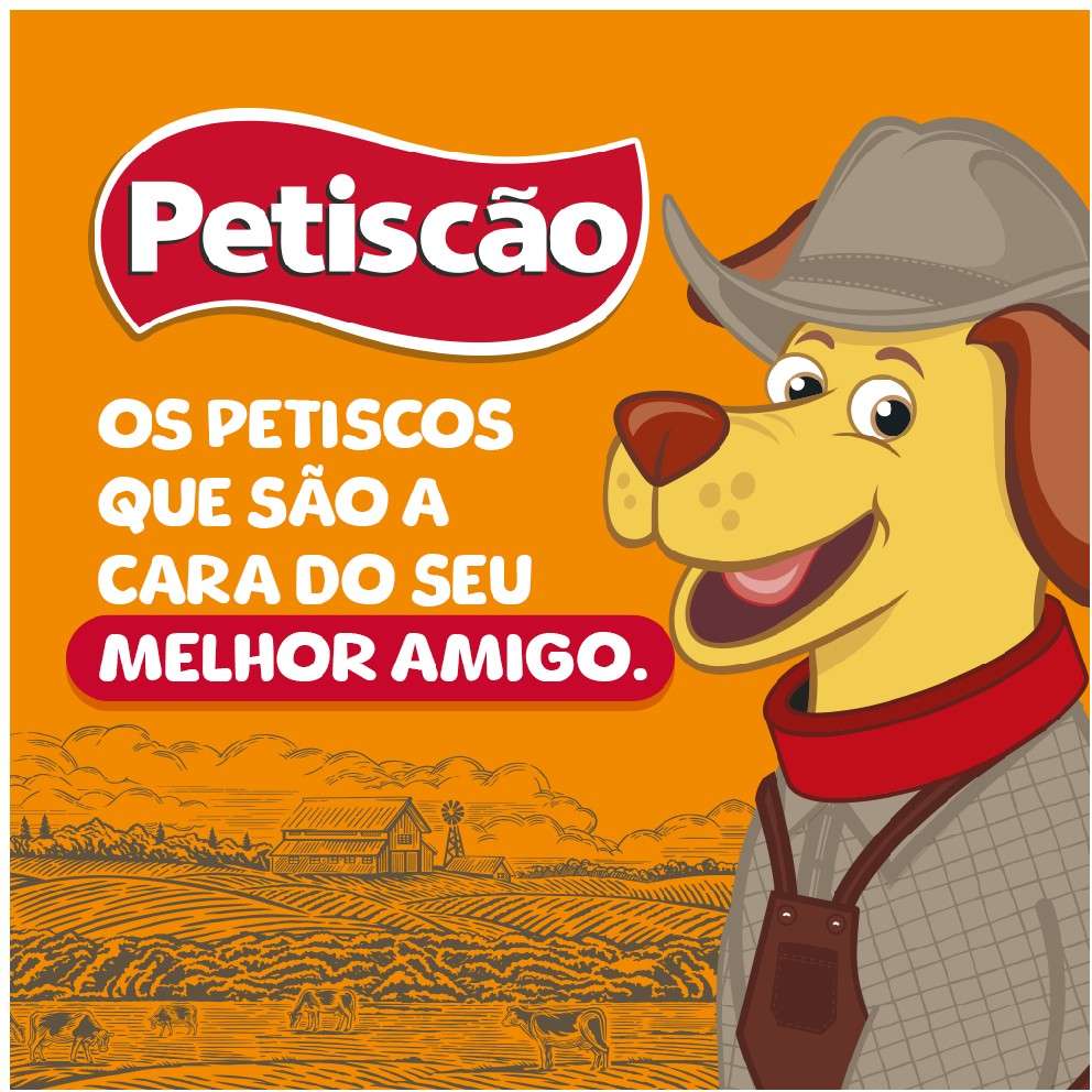 Osso Petiscão Defumado Mini Femur Natural - 1 Unidade
