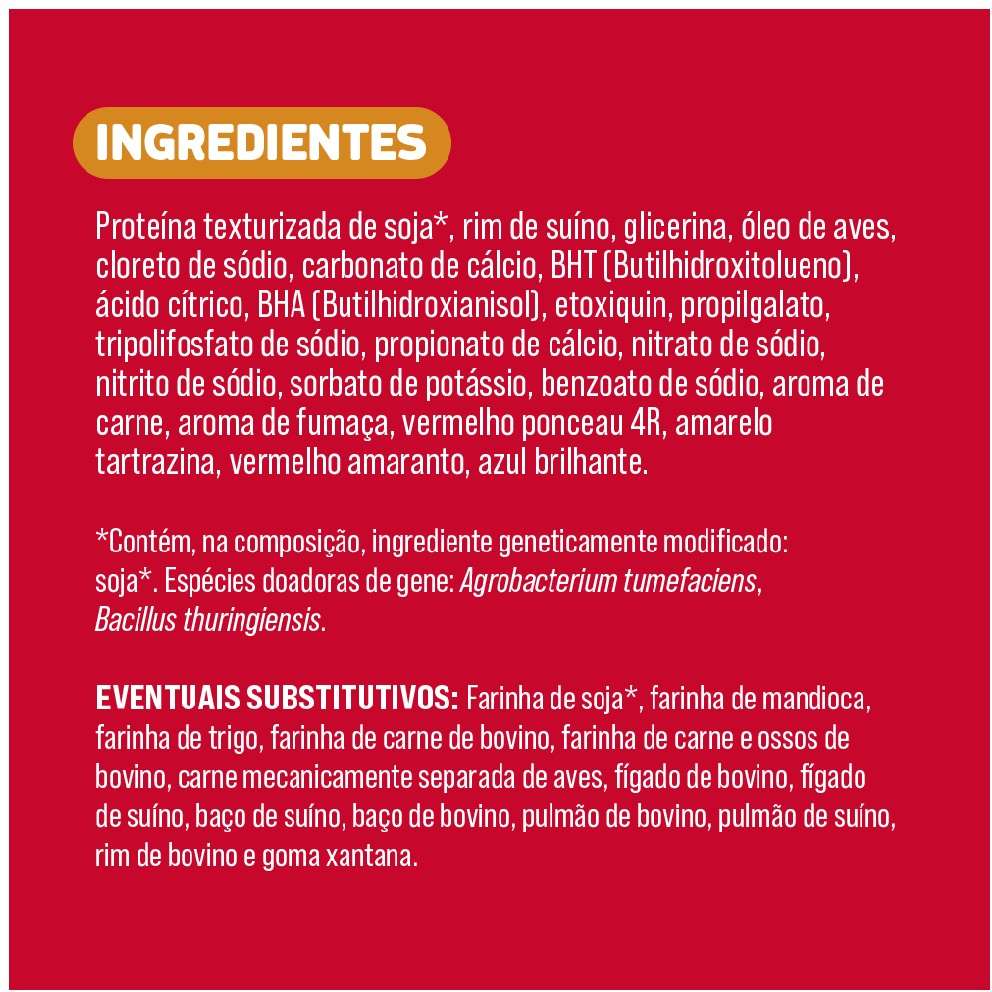 Bifinho Petiscão para Cães Adultos Sabor Carne Ossinho - 1Kg
