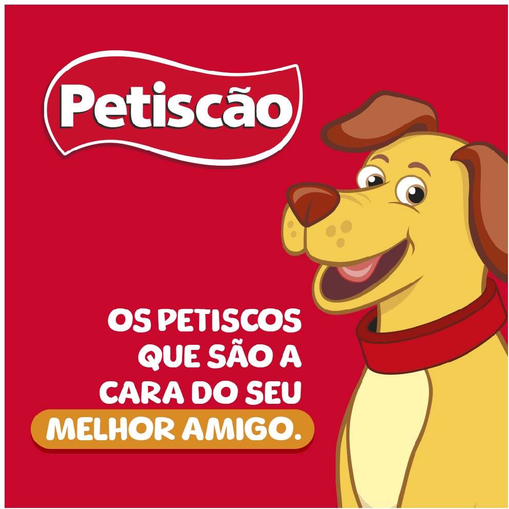 Bifinho Petiscão para Cães Adultos Sabor Carne Ossinho - 1Kg