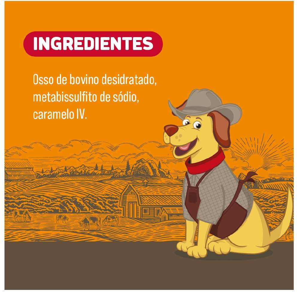 Osso Petiscão Defumado Meio Fêmur - 1 Unidade