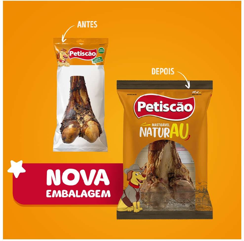 Osso Petiscão Defumado Meio Fêmur - 1 Unidade