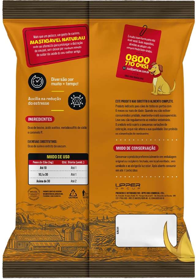 Osso Petiscão Defumado Meio Fêmur - 1 Unidade