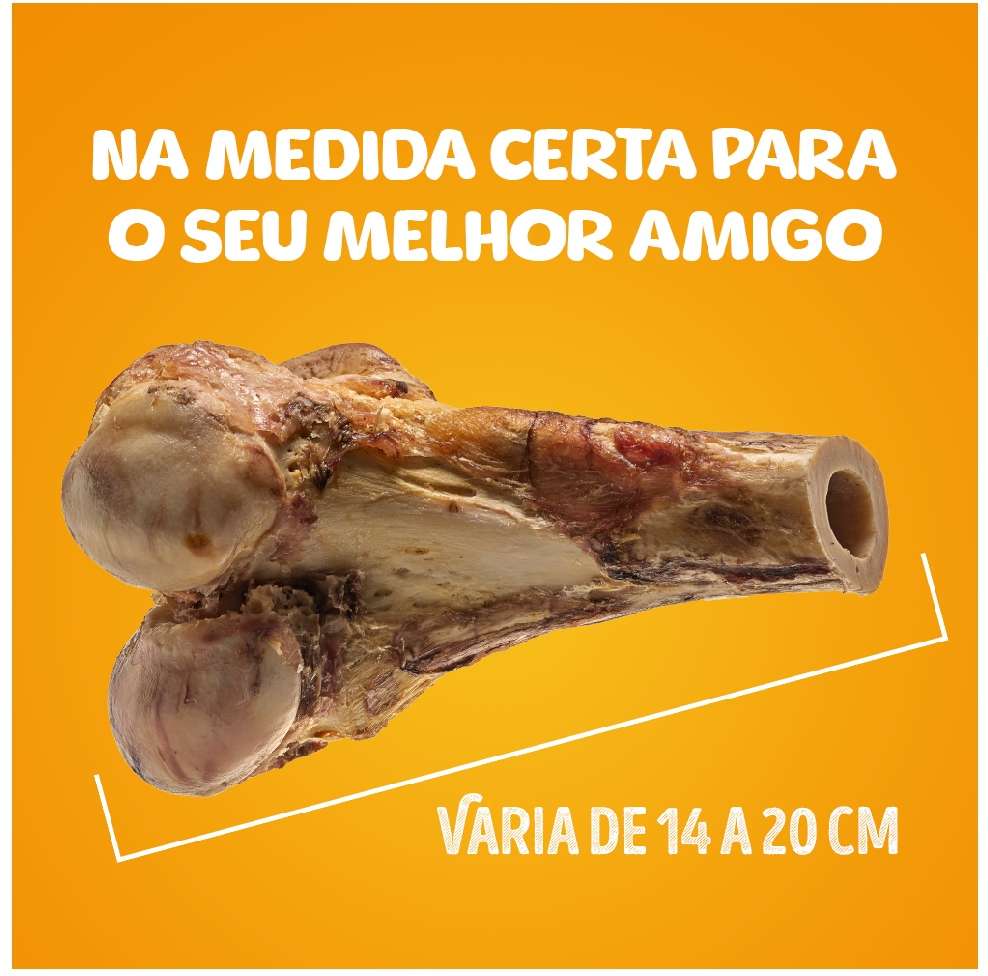Osso Petiscão Defumado Meio Fêmur - 1 Unidade