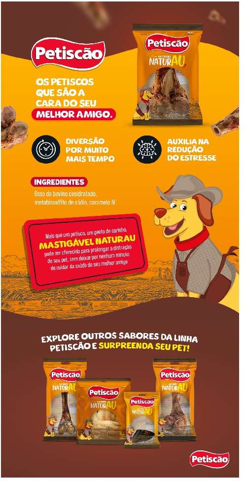 Osso Petiscão Defumado Meio Fêmur - 1 Unidade