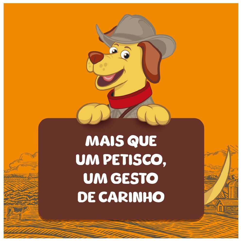 Orelha Petiscão para Cães Adultos Sabor Bovina - 5 Unidades
