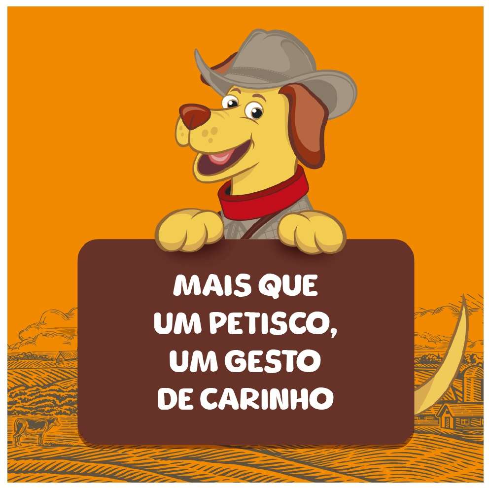 Petisco Petiscão para Cães Casco Bovino - 1 Unidade
