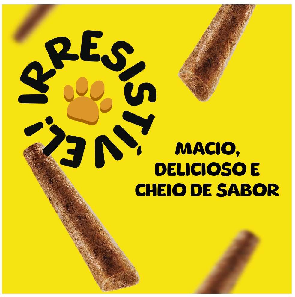 Bifinho Petiscão para Cães Adultos Porte Médio e Grande Sabor Frango - 500g