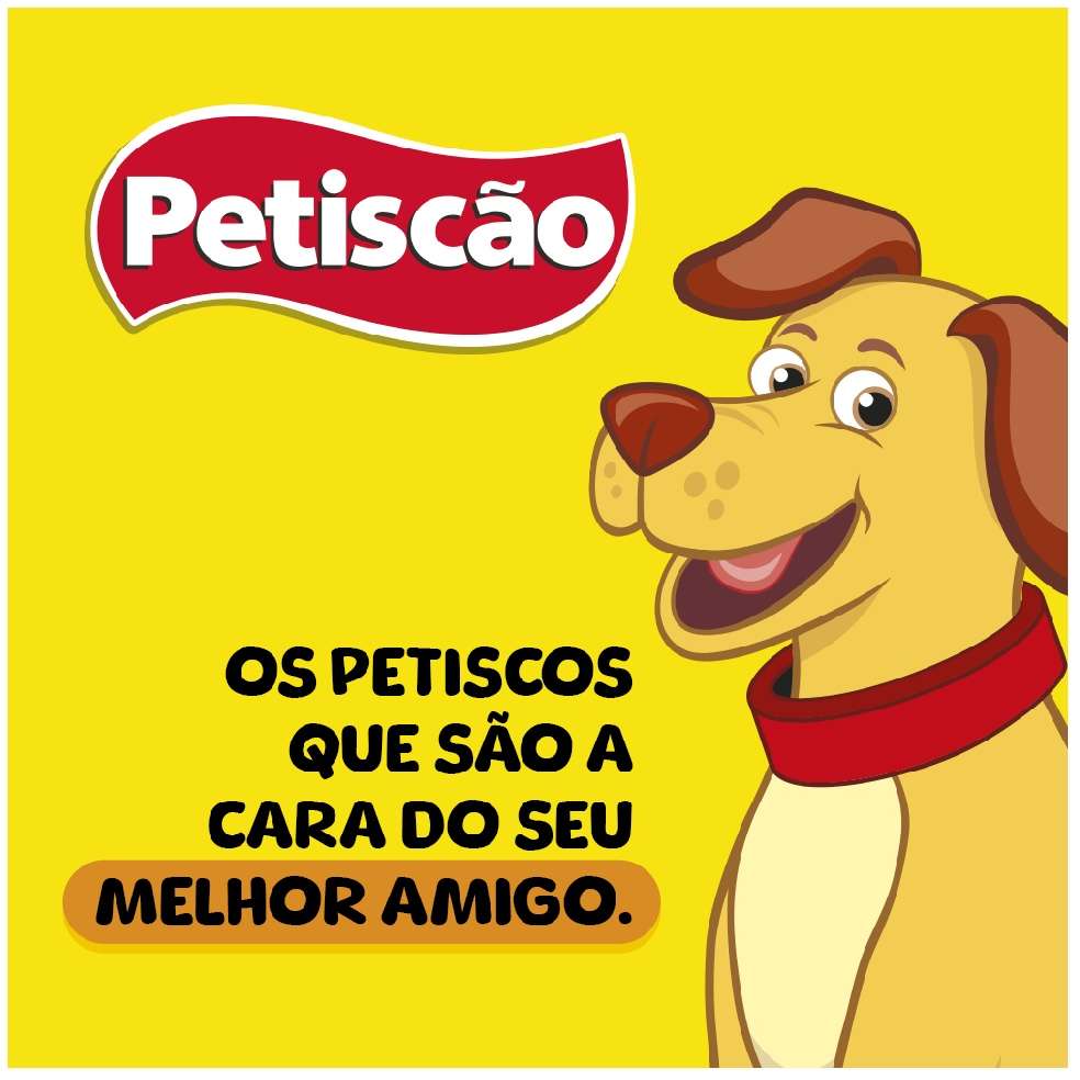 Bifinho Petiscão para Cães Adultos Porte Médio e Grande Sabor Frango - 500g