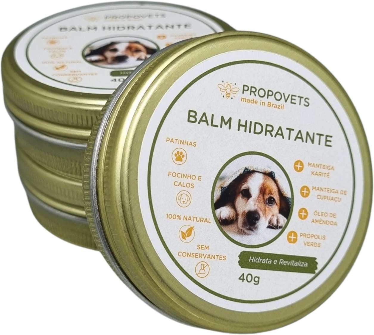Balm Hidratante Propovets para Cães - 40 g
