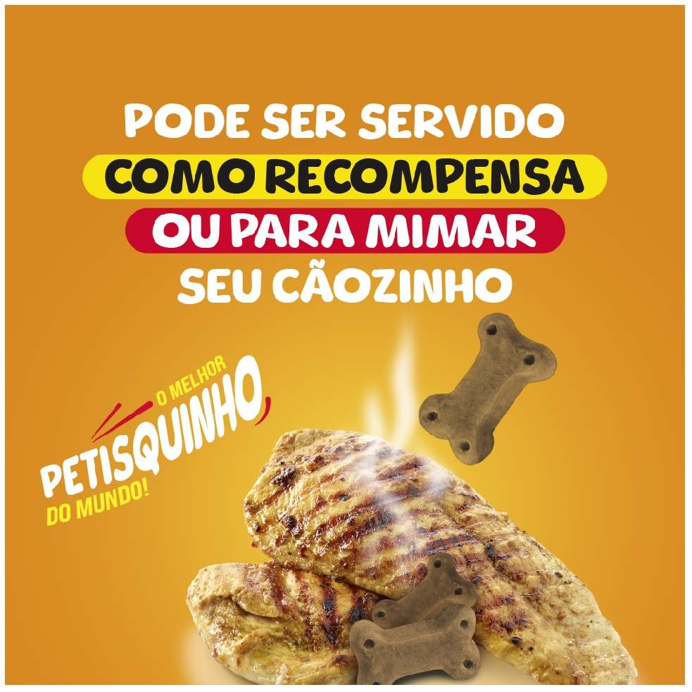 Bifinho Petiscão para Cães Adultos Sabor Frango - 500g