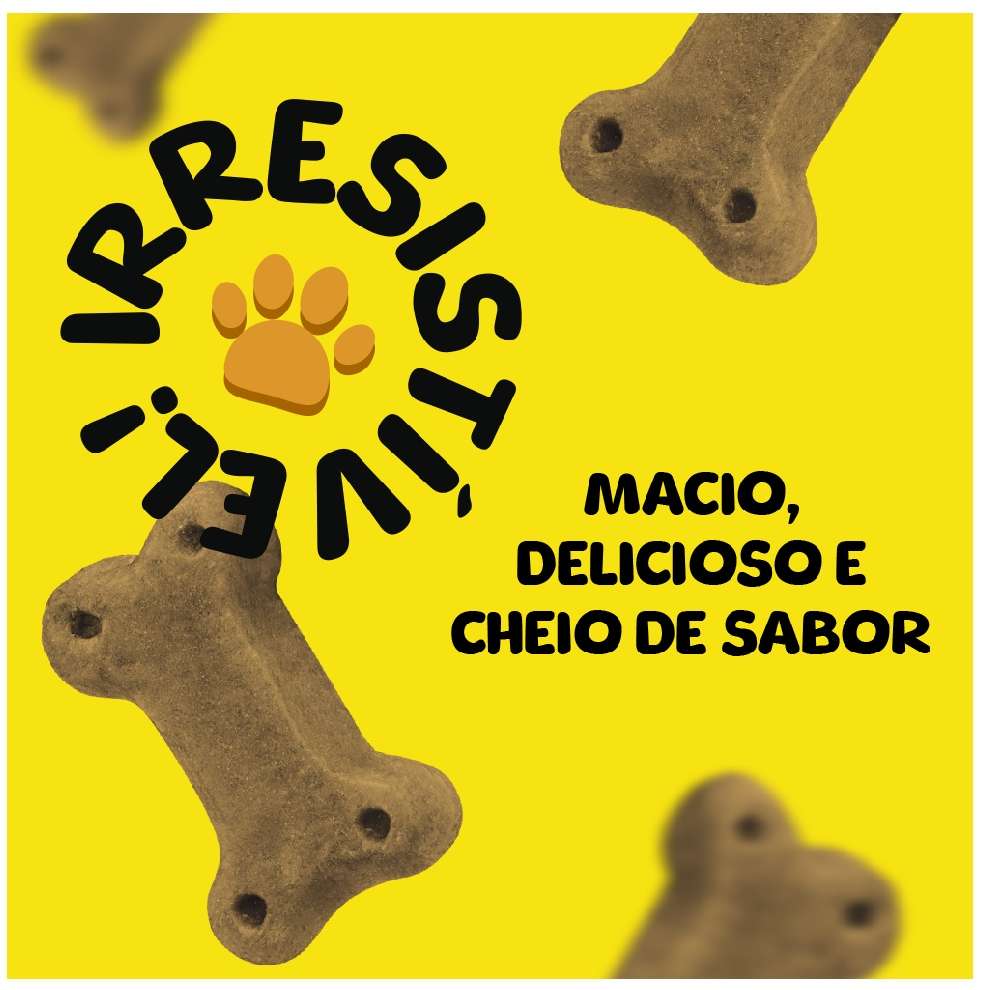 Bifinho Petiscão para Cães Adultos Sabor Frango - 500g