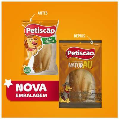 Orelha Petiscão para Cães Adultos - 1 Unidade