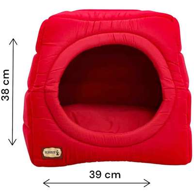Cama Luppet Iglu Vermelho Liso