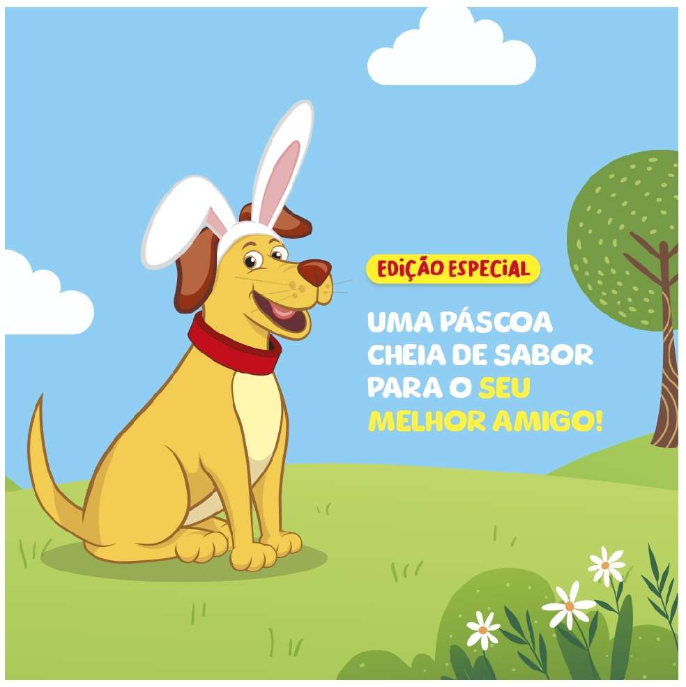Ovo de Páscoa Petiscão para Cães Sabor Carne - 200 g