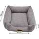 Cama Luppet Quadrada Cinza Helsink