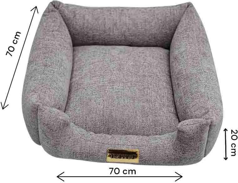 Cama Luppet Quadrada Cinza Helsink - Tam. GG