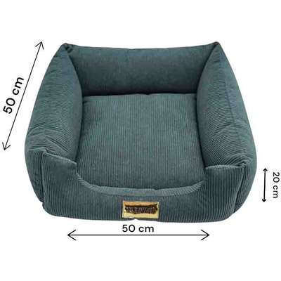 Cama Luppet Quadrada Verde Copenhage
