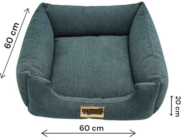 Cama Luppet Quadrada Verde Copenhage - Tam. G
