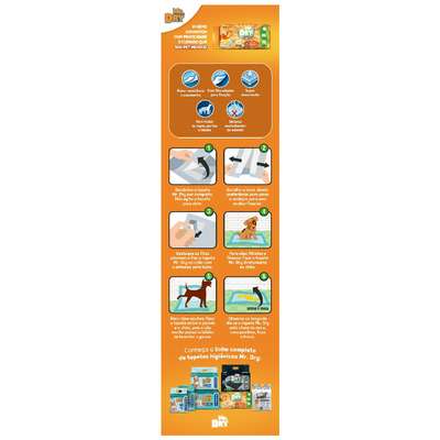 Tapete Higiênico Mr Dry Big 80x60 para Cães