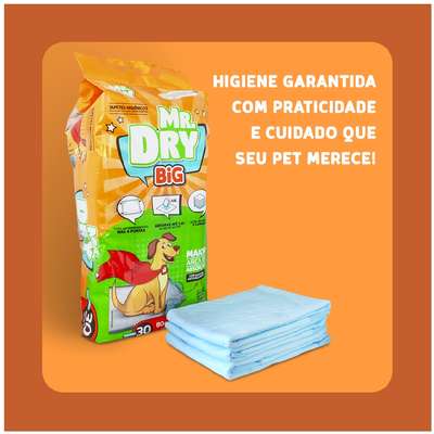 Tapete Higiênico Mr Dry Big 80x60 para Cães | Petlove