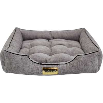 Cama Luppet Retangular Cinza Helsink