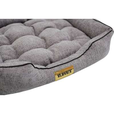 Cama Luppet Retangular Cinza Helsink