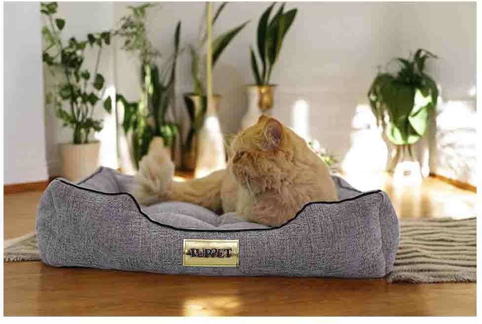 Cama Luppet Retangular Cinza Helsink - Tam. GG