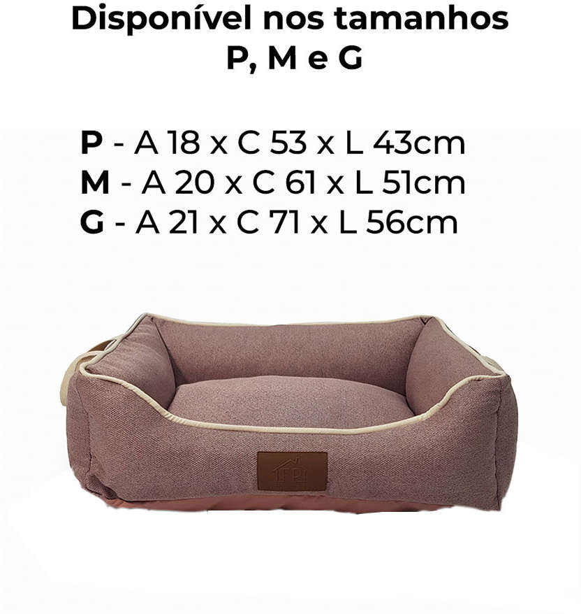 Cama Fábrica Pet Balbek Rose - Tam. M