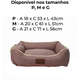 Cama Fábrica Pet Balbek Rose