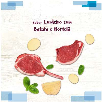 Ração Úmida Fórmula Natural Receitas Caseiras Cordeiro com Batata e Hortelã para Cães