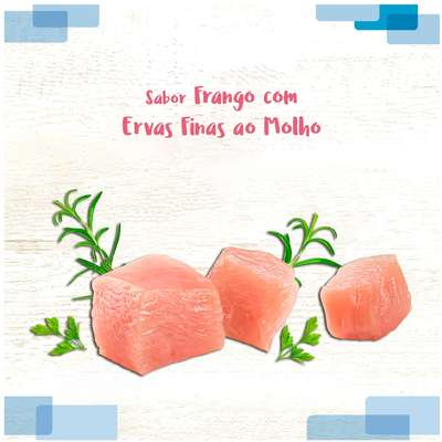 Ração Úmida Fórmula Natural Receitas Caseiras Frango com Ervas Finas ao Molho para Gatos