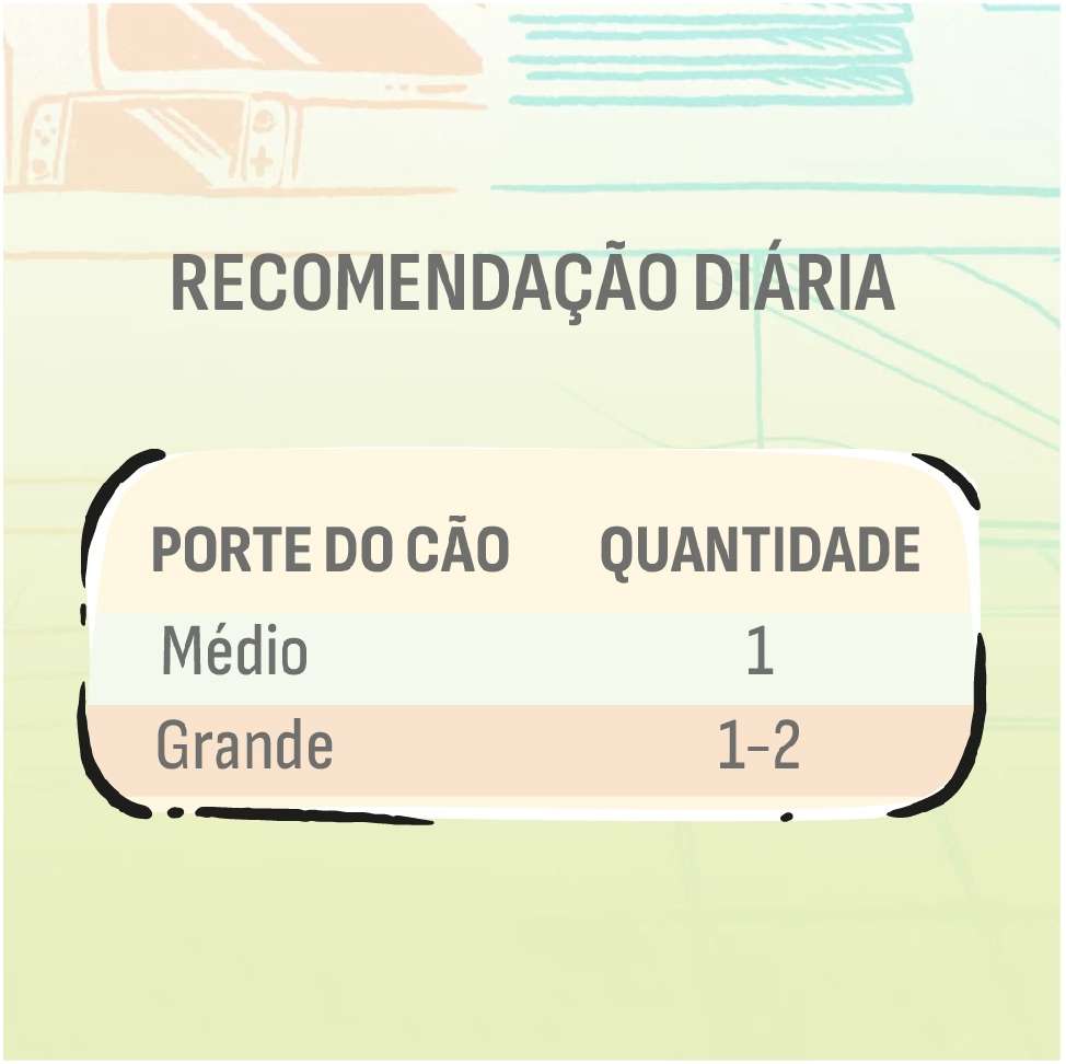Snack Formula Natural Antiestresse para Cães Porte Médio e Grande - 120 g