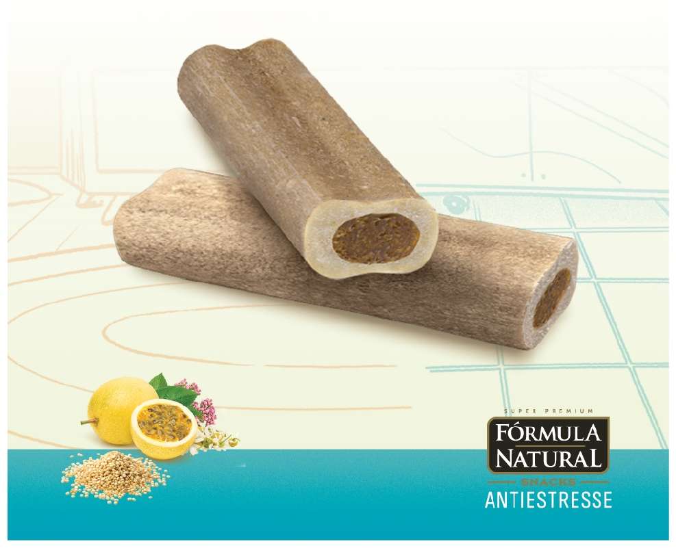 Snack Formula Natural Antiestresse para Cães Porte Mini e Pequeno - 120 g