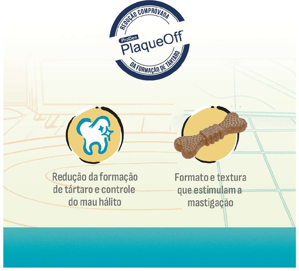 Snack Formula Natural Dental para Cães Porte Mini e Pequeno - 100 g