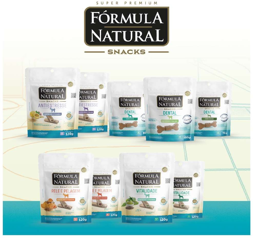 Snack Formula Natural Dental para Cães Porte Mini e Pequeno - 100 g