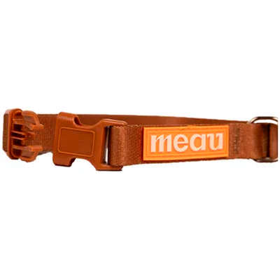 Coleira Meau Marrom